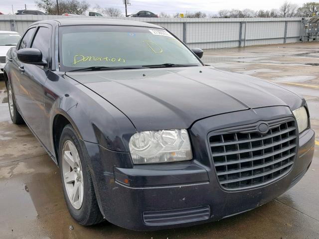 2C3LA43R97H859920 - 2007 CHRYSLER 300 BLACK photo 1