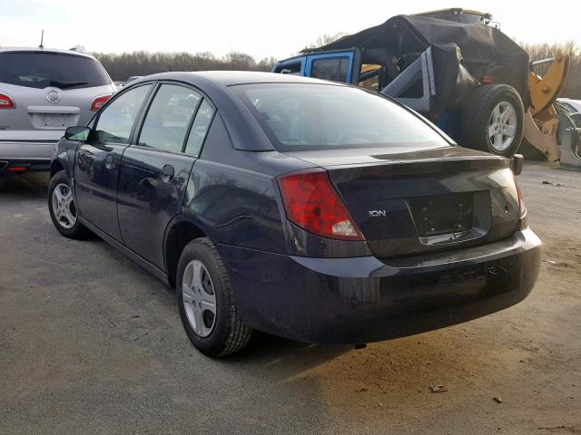 1G8AG52F55Z156269 - 2005 SATURN ION LEVEL BLACK photo 3