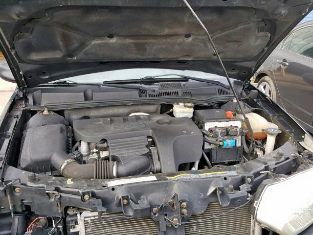 1G8AG52F55Z156269 - 2005 SATURN ION LEVEL BLACK photo 7