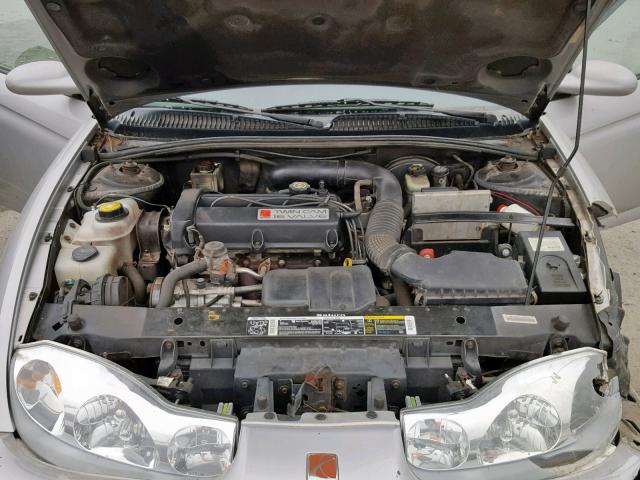 1G8ZR12751Z206743 - 2001 SATURN SC2 SILVER photo 7