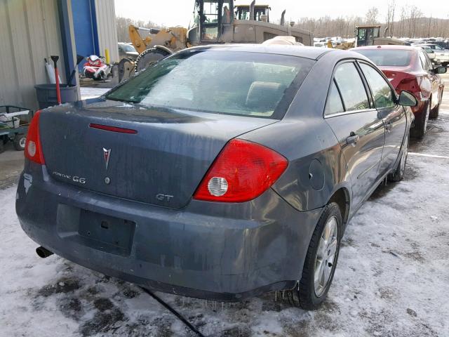 1G2ZH57N084122901 - 2008 PONTIAC G6 GT GRAY photo 4