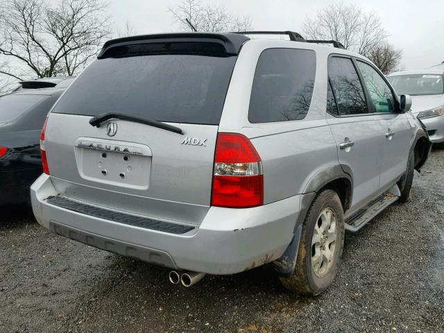 2HNYD18811H511571 - 2001 ACURA MDX TOURIN GRAY photo 4