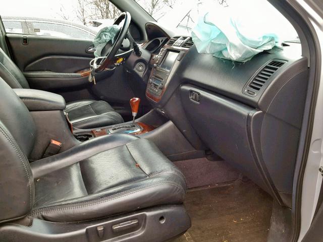 2HNYD18811H511571 - 2001 ACURA MDX TOURIN GRAY photo 5