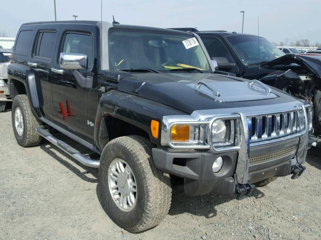 5GTDN13E678216455 - 2007 HUMMER H3 BLACK photo 1