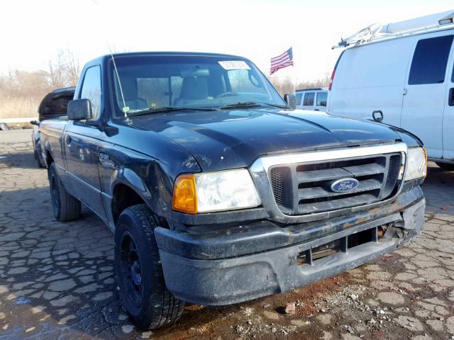 1FTYR10D84PB61176 - 2004 FORD RANGER BLACK photo 1