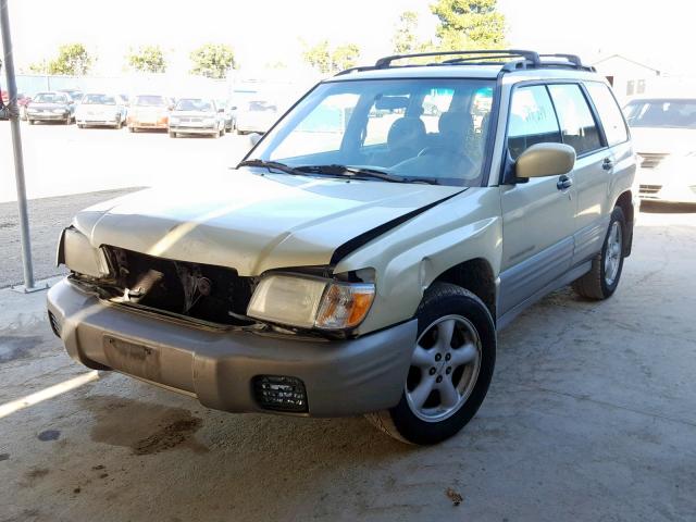 JF1SF65561H712858 - 2001 SUBARU FORESTER S GOLD photo 2