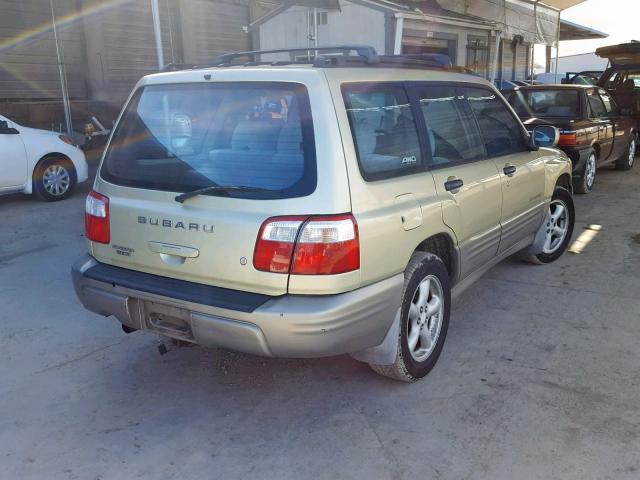 JF1SF65561H712858 - 2001 SUBARU FORESTER S GOLD photo 4