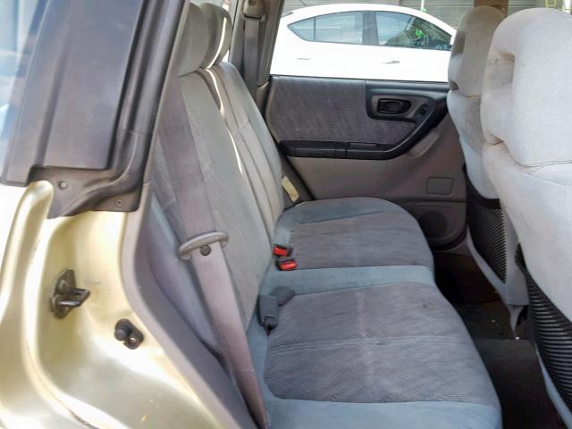 JF1SF65561H712858 - 2001 SUBARU FORESTER S GOLD photo 6
