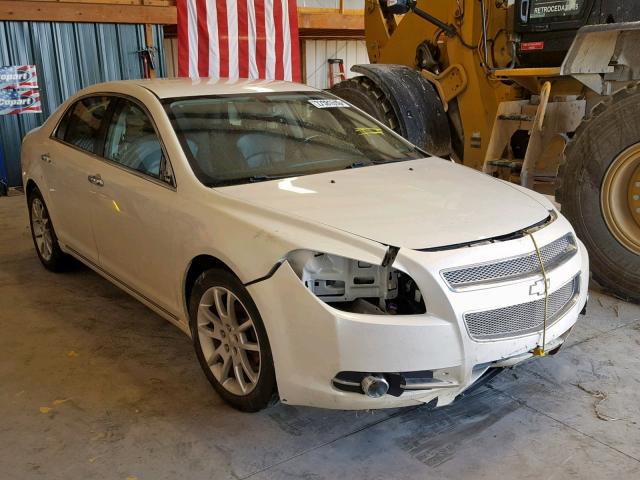 1G1ZE5EU8BF334254 - 2011 CHEVROLET MALIBU LTZ WHITE photo 1