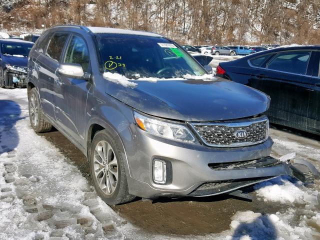 5XYKWDA74EG429766 - 2014 KIA SORENTO SX GRAY photo 1