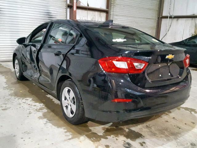 1G1BC5SM0H7115075 - 2017 CHEVROLET CRUZE LS BLACK photo 3