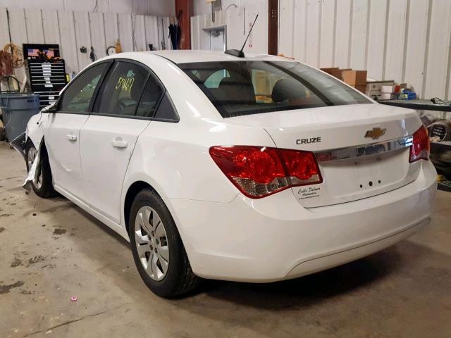 1G1PA5SHXF7238443 - 2015 CHEVROLET CRUZE LS WHITE photo 3