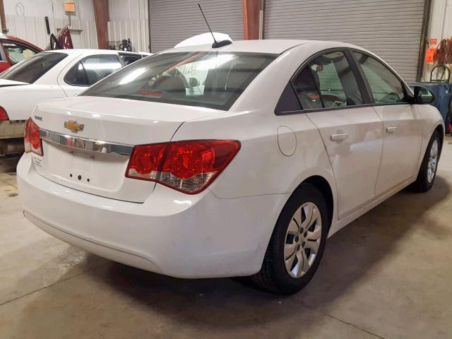 1G1PA5SHXF7238443 - 2015 CHEVROLET CRUZE LS WHITE photo 4