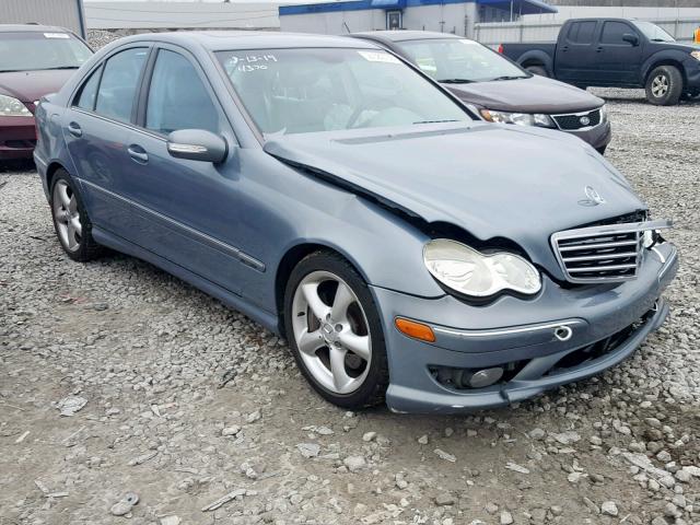 WDBRF52H76A843703 - 2006 MERCEDES-BENZ C GENERATI BLUE photo 1