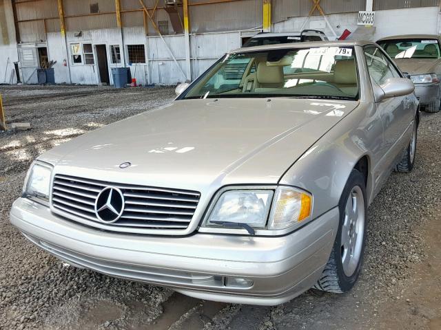 WDBFA68F7XF171773 - 1999 MERCEDES-BENZ SL 500 TAN photo 2