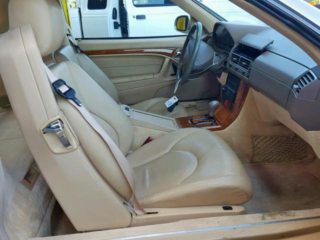 WDBFA68F7XF171773 - 1999 MERCEDES-BENZ SL 500 TAN photo 5