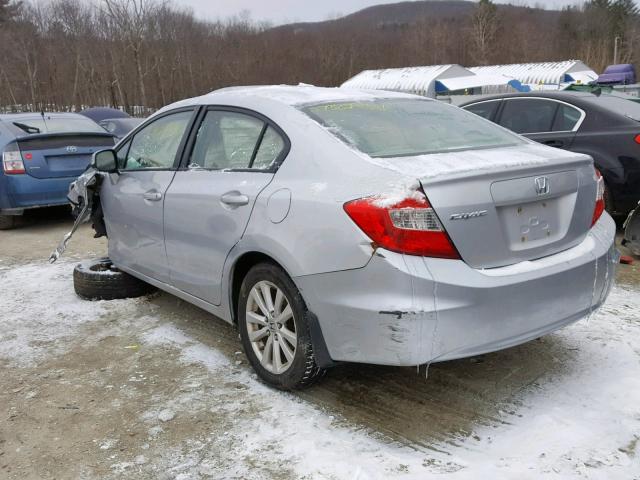 2HGFB2F97CH523474 - 2012 HONDA CIVIC EXL SILVER photo 3