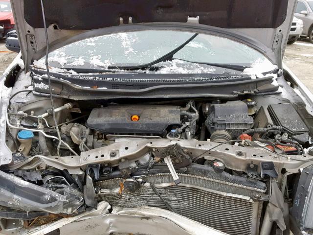 2HGFB2F97CH523474 - 2012 HONDA CIVIC EXL SILVER photo 7