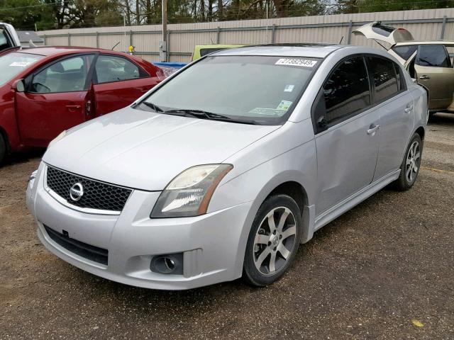 3N1AB6AP4CL701339 - 2012 NISSAN SENTRA 2.0 SILVER photo 2