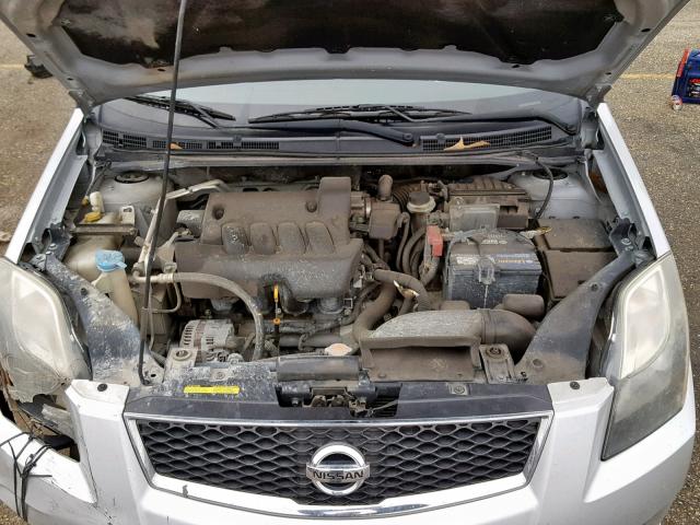 3N1AB6AP4CL701339 - 2012 NISSAN SENTRA 2.0 SILVER photo 7