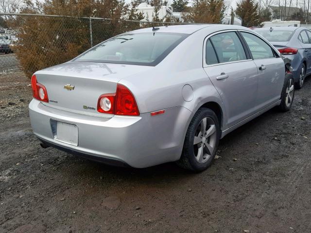 1G1ZF57599F109130 - 2009 CHEVROLET MALIBU HYB SILVER photo 4