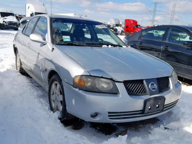 3N1AB51D06L473781 - 2006 NISSAN SENTRA SE- SILVER photo 1