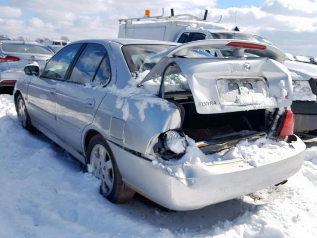 3N1AB51D06L473781 - 2006 NISSAN SENTRA SE- SILVER photo 3