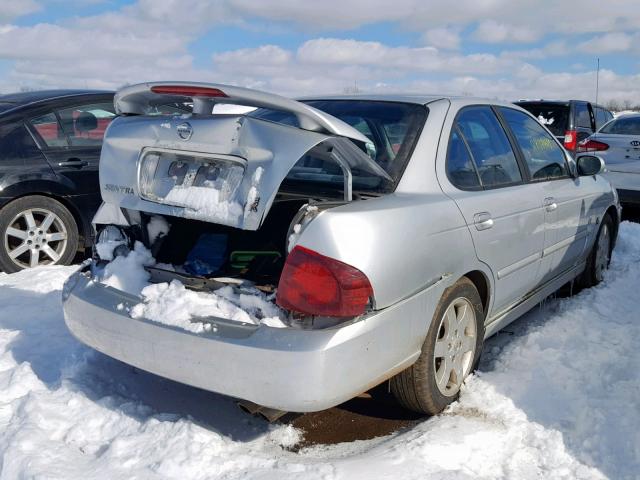 3N1AB51D06L473781 - 2006 NISSAN SENTRA SE- SILVER photo 4