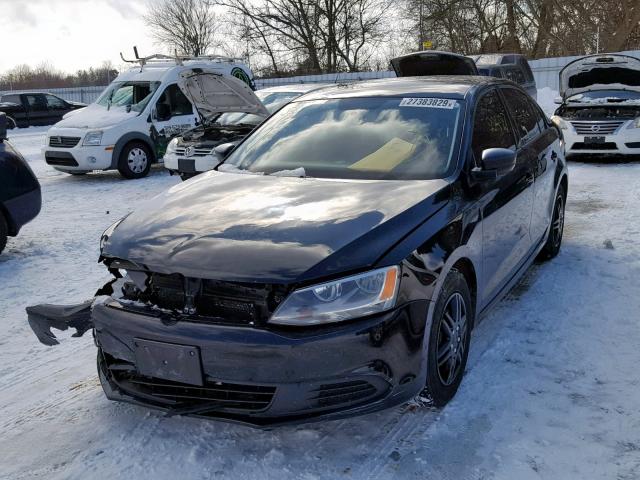 3VW2K7AJ0DM264838 - 2013 VOLKSWAGEN JETTA BASE Սև լուսանկար 2