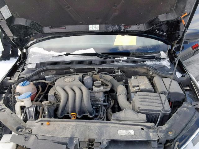 3VW2K7AJ0DM264838 - 2013 VOLKSWAGEN JETTA BASE Սև լուսանկար 7