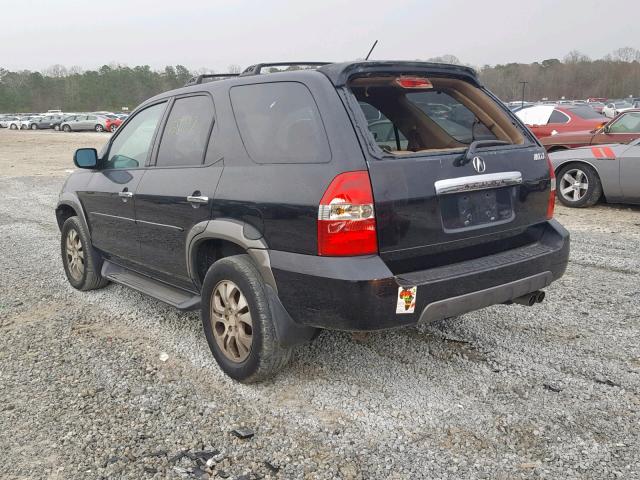 2HNYD18633H513372 - 2003 ACURA MDX TOURIN BLACK photo 3