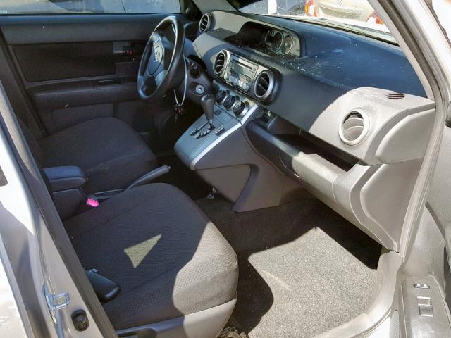 JTLKE50E191077684 - 2009 TOYOTA SCION XB ვერცხლისფერი ფოტო 5