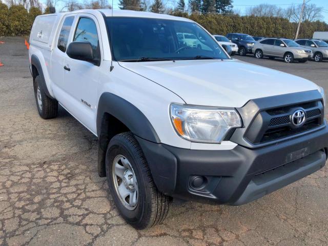 5TFTX4GN3EX033493 - 2014 TOYOTA TACOMA PRE WHITE photo 1