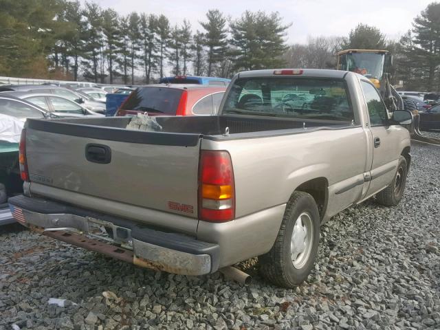 1GTEC14W1XE546689 - 1999 GMC NEW SIERRA GRAY photo 4