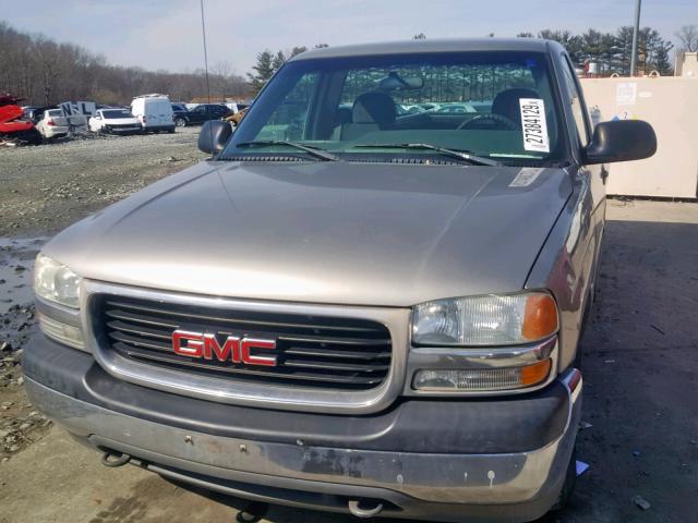 1GTEC14W1XE546689 - 1999 GMC NEW SIERRA GRAY photo 9