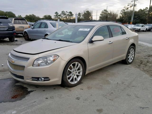 1G1ZE5E73BF396283 - 2011 CHEVROLET MALIBU LTZ TAN photo 2