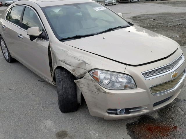 1G1ZE5E73BF396283 - 2011 CHEVROLET MALIBU LTZ TAN photo 9