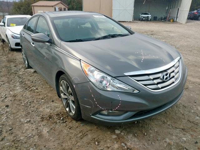 5NPEC4ABXDH533891 - 2013 HYUNDAI SONATA SE GRAY photo 1