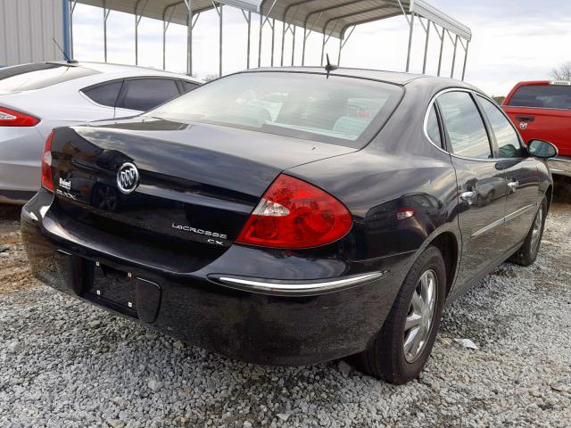 2G4WC582671217048 - 2007 BUICK LACROSSE C BLACK photo 4