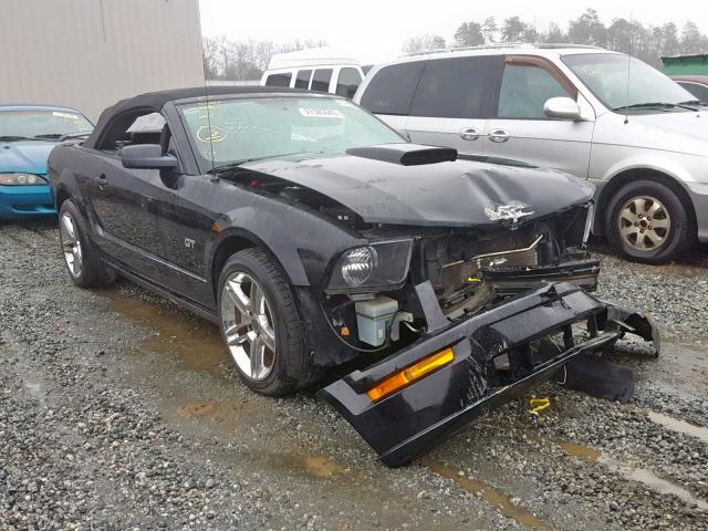 1ZVHT85H675324913 - 2007 FORD MUSTANG GT BLACK photo 1