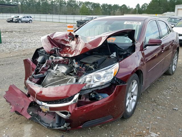 1G11C5SLXFF136330 - 2015 CHEVROLET MALIBU 1LT 栗色 照片 2