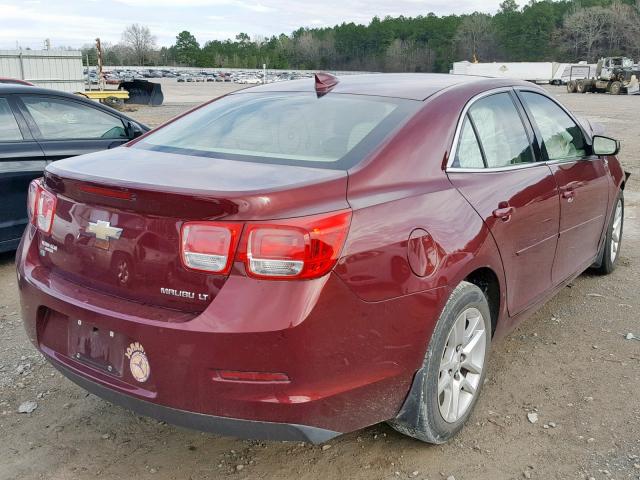 1G11C5SLXFF136330 - 2015 CHEVROLET MALIBU 1LT 栗色 照片 4
