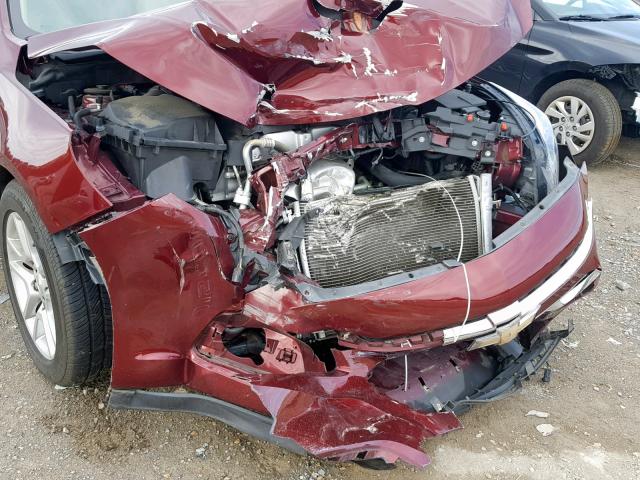 1G11C5SLXFF136330 - 2015 CHEVROLET MALIBU 1LT 栗色 照片 9