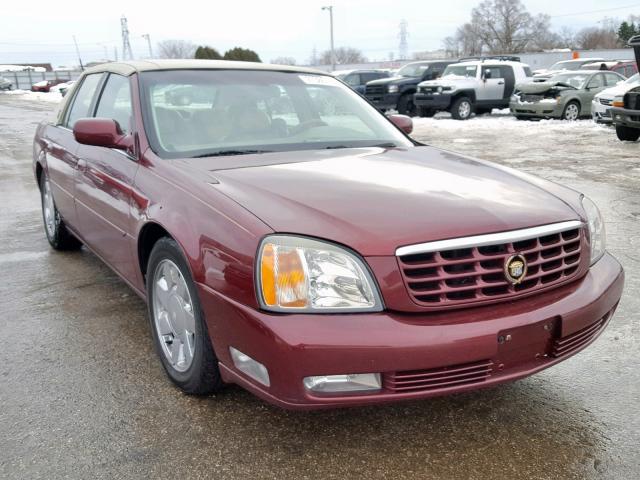 1G6KF5798YU259206 - 2000 CADILLAC DEVILLE DT MAROON photo 1