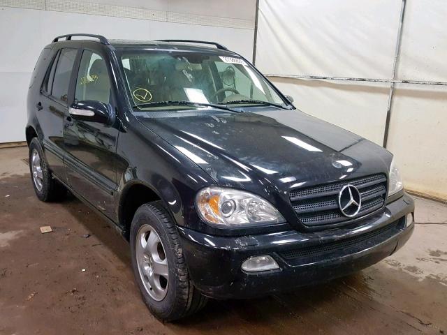 4JGAB54E22A369145 - 2002 MERCEDES-BENZ ML 320 BLACK photo 1