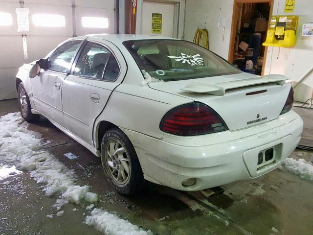 1G2NF52E44M575487 - 2004 PONTIAC GRAND AM WHITE photo 3