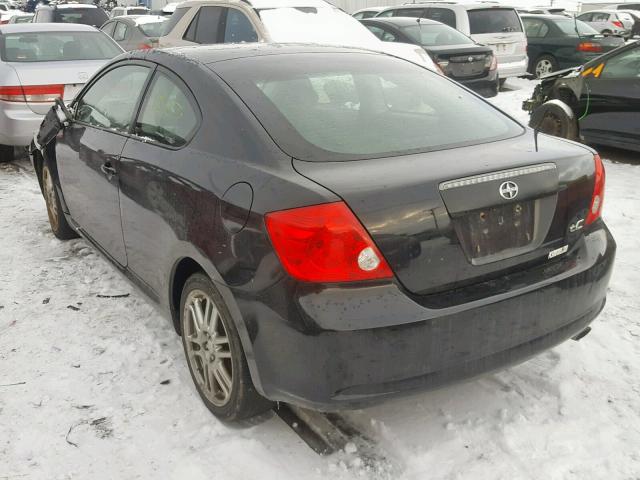 JTKDE177170207706 - 2007 TOYOTA SCION TC 黑色 照片 3