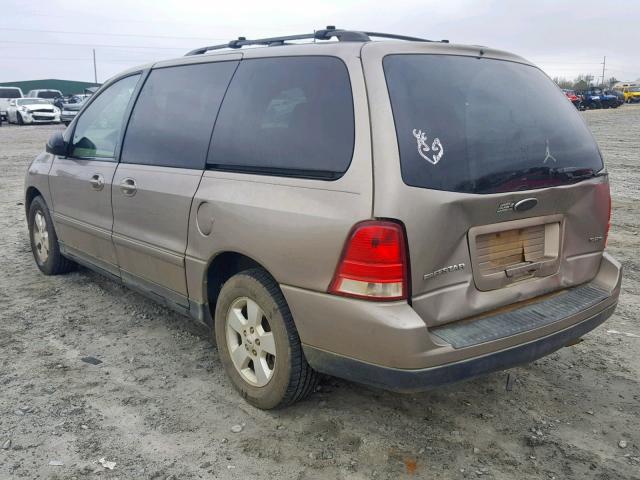 2FMZA57654BB21621 - 2004 FORD FREESTAR S GOLD photo 3