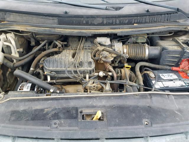 2FMZA57654BB21621 - 2004 FORD FREESTAR S GOLD photo 7