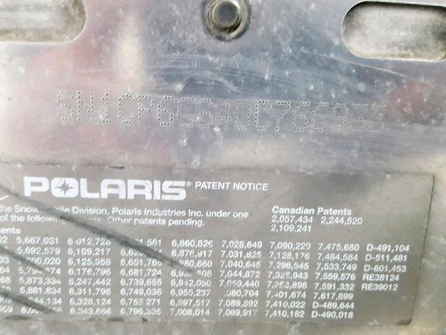 SN1CP6GS4DC766933 - 2013 POLARIS INDY BLACK photo 20